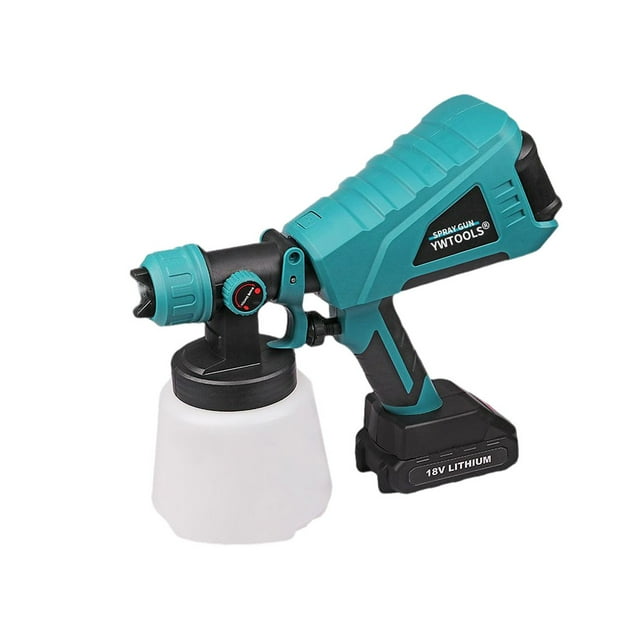 Pulverizador de pintura inalámbrico Riwesomey 18V cepillo de aire eléctrico recargable