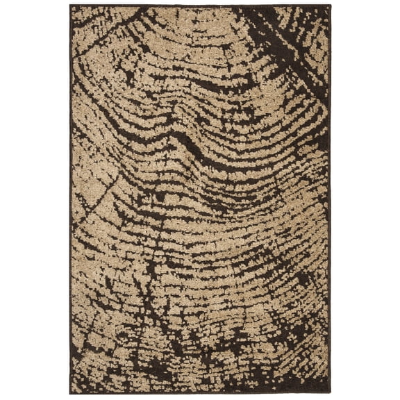 Safavieh Kashmir Easton Abstract Area Rug, Brown/Beige, 4' x 6'