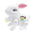 thumbnail image 5 of STARTIST Electric Pet Toy Electronic Interactive Toy Sound Effect Electric Walking Rabbit Toy for Early Education Party Favor Crawling White, 5 of 8