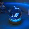 thumbnail image 3 of 3d Glowing Crystal Ball Night Light Ornament Creative Coloful Night Scene Lamp With Base For Home Decor Gift, 3 of 9