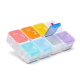 thumbnail image 3 of Caja de medicamentos portátil de 8 paquetes, caja de almacenamiento de pastillas, dispensador de medicamentos, 3 of 5