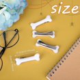 thumbnail image 2 of 4 Pieces Bone Hair Clip Halloween Cosplay Costume Decorative Party Daily Wear Skull Skeleton HairPins Side Hair White Dog Bone Alligator for Women an, 2 of 5
