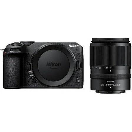Nikon Z30 Mirrorless Camera w/ Z DX 18-140mm f/3.5-6.3 VR Lens (Black)