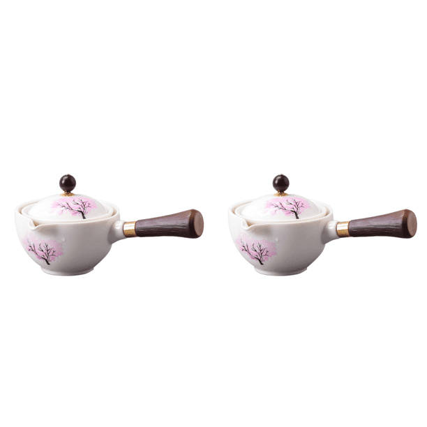 Juego Té Chino Portátil Gongfu Kung Fu Tetera Cerámica Giratoria (M)