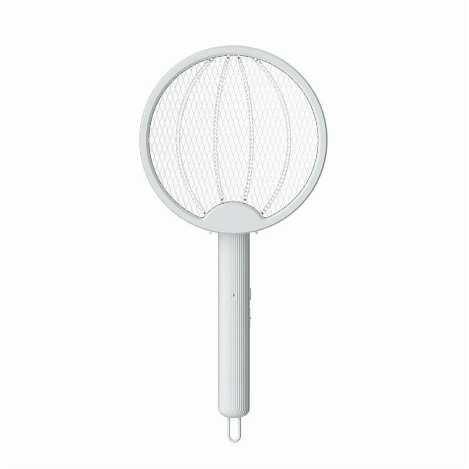 Multifunctional dual-purpose electric mosquito swatter, purple light mosquito trap, three-dimensional base, solar charging, long-lasting battery life