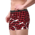 thumbnail image 4 of Kll Christmas Tree Buffalo Plaid Men'S Cotton Boxer Briefs Underwear-Medium, 4 of 9