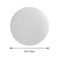 thumbnail image 2 of Kiven Led Light Cover,Lampshade Diffuser White Fabric Diffuser,5.5 in Round Diffuser, LED Light Blocking Stickers for Recessed Light/Can Light, Table Lamp, Ceiling Light, Downlight, 2 of 5