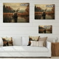 thumbnail image 4 of Designart "Autumn Palette of Brown Moose" Animals Print on Natural Pine Wood, 4 of 5