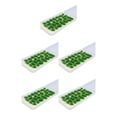 thumbnail image 1 of ZheElen 25x Simulation Cluster Green Grass for Train Scenery Decor Accessory Model Landscape Green 6mm 5Set, 1 of 6