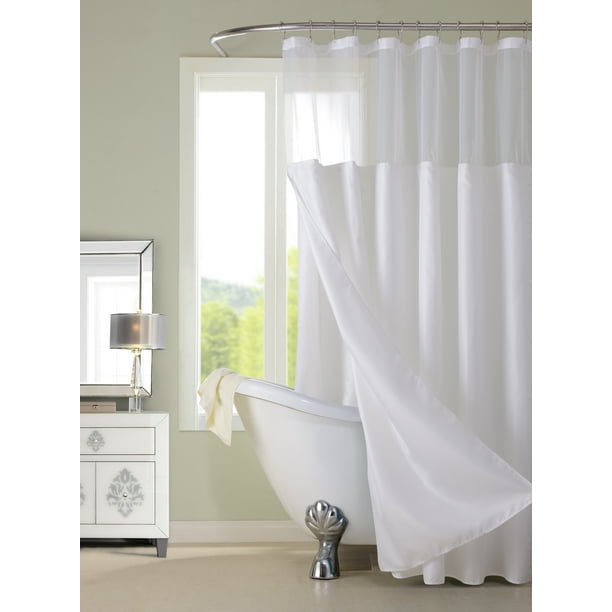 Complete Shower Curtain Set 70x72 Polyester Shower Curtain with