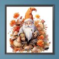 thumbnail image 1 of Pintura De Diamante 5D DIY Taladro Redondo Completo Kit De Gnomo De Seta De Otoño Decoración 40x40cm, 1 of 9