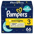 thumbnail image 1 of Pampers Overnight - Pa&ntilde;ales Etapa 3, 66 Piezas. Para beb&eacute;s de 7 a 13 kg. Pampers NA, 1 of 8