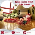 thumbnail image 7 of YYAo Christmas Decor, Christmas Accessories,Metal Christmas Santa Sleigh with Large Cargo Area for Gifts, 7 of 7