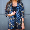 thumbnail image 2 of Chaqueta de punto de manga larga con estampado de leopardo para mujer Pompotops  qwe15108, 2 of 9