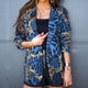 thumbnail image 2 of Chaqueta de punto de manga larga con estampado de leopardo para mujer Pompotops  qwe15107, 2 of 9