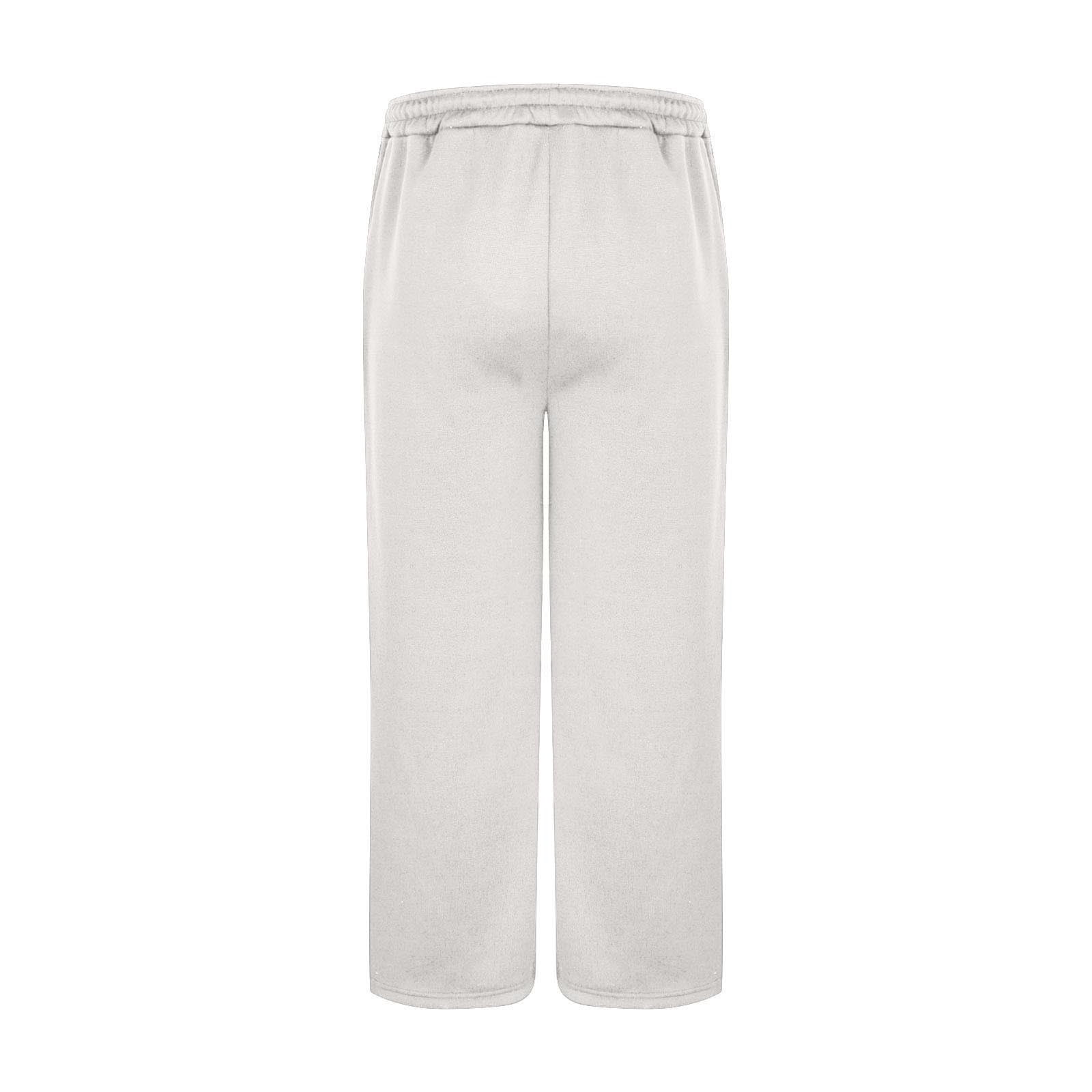 qucoqpe Men's Baggy Sweatpants Loose Fit Elastic Waist Drawstring Wide Leg Lounge Sweat Pants with Pockets Streetwear Track Pants Gray M