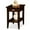 Chocolate Cherry, variant on Leick Home 10506 Laurent One Drawer Narrow Side Table with Shelf, Chocolate Cherry