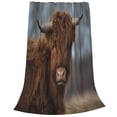 thumbnail image 2 of Balery Yak Manta de Felpa Suave y Acogedora – Cobija de Franela Aterciopelada para Cama, Lavable y Cálida para Sofá, Mascotas, Transpirable-60"x50", 2 of 7