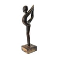 thumbnail image 5 of 12" Wooden Handmade Abstract Ballet Dancer Sculpture Statue Gift Home Decor Figurine Hand Carved Ballerina Attitude Dèrriere, 5 of 5