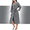 Deep Gray, variant on EA'S SECRET 100% Cotton Womens Long Robe Lightweight Kimono Bath Robe with Pockets(Deep Gray,L)
