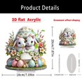 thumbnail image 3 of Decoration Spring Centerpiecesbunny Decorationtable Centerpiece Tiered Tray Decor, 3 of 5
