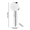 thumbnail image 3 of 100Fens Turbocharged Shower Head With Super Powerful Water Volume For Home Bathroom Bath Water Heater Bath Heater Pressurized Shower Head 5 Level, 3 of 6