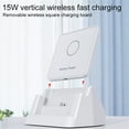 thumbnail image 4 of Phone Charging Station for Multiple Devices Wireless Chargers Charging Pads for Android Phones Wireless Charging Stations Charging Stone Wireless Charging Stand 15W Wireless Charger Portable Charger, 4 of 9