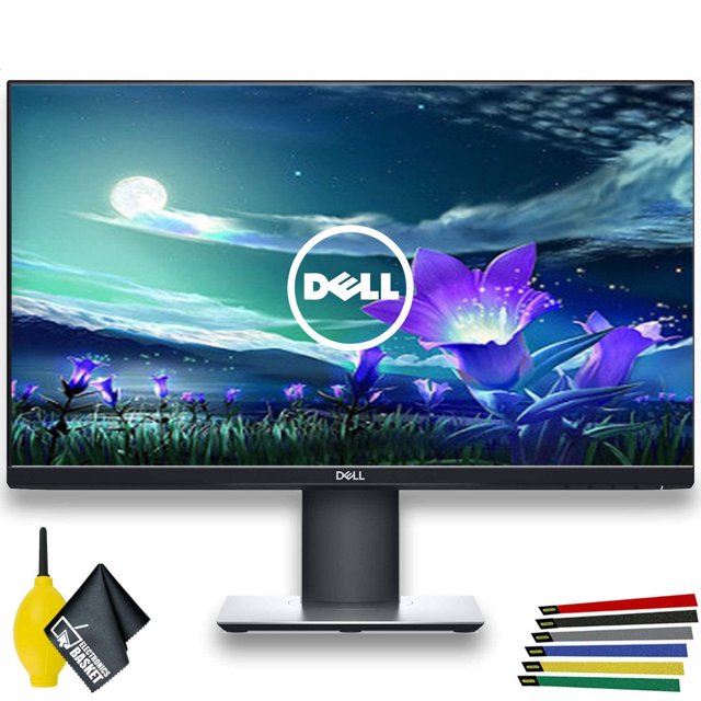 Dell 23.8" 16:9 Bezel IPS Monitor - With Wire Straps, Dust Blower