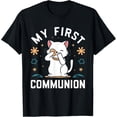thumbnail image 1 of Funny My First Communion Dabbing Wafer 1st Communion - Camiseta divertida, 1 of 2