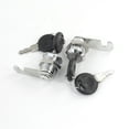 thumbnail image 1 of Cerradura de cilindro con llave diferente de 18.5 mm de diámetro para caja de herramientas con 2 juegos de llaves, 1 of 2