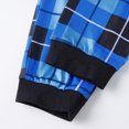 thumbnail image 4 of AceBaby Christmas Family Matching Pajamas Tree Print Holiday Sleepwear Loungewear Pjs,Blue, 4 of 10