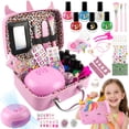 thumbnail image 5 of MYDOVA Kids Non-Toxic Quick Dry Nail Art Salon Kit with Nail Dryer and Peelable Nail Polish,Ideal Gift Toys for Girls Age 3-12, 5 of 8