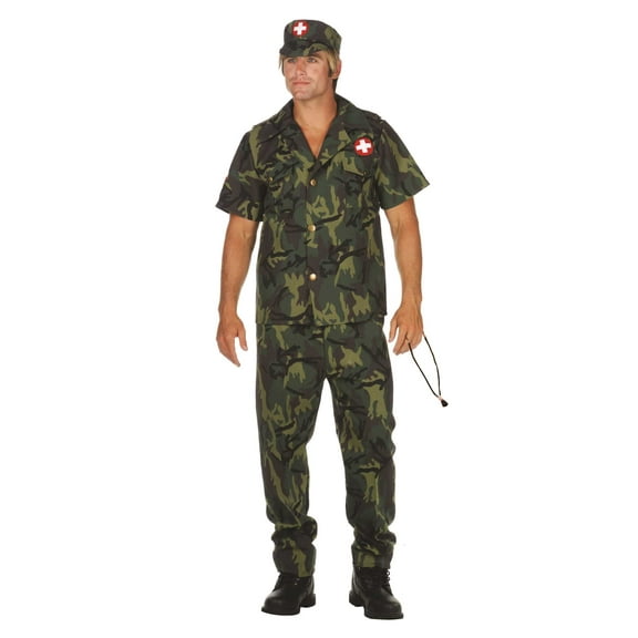 RG Costumes 85562 Army Doctor Costume - Size Male 46-50