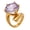 Purple, variant on Cubic Zirconia Cocktail Rings Tarnish Metal Jewelry Suitable For All Season