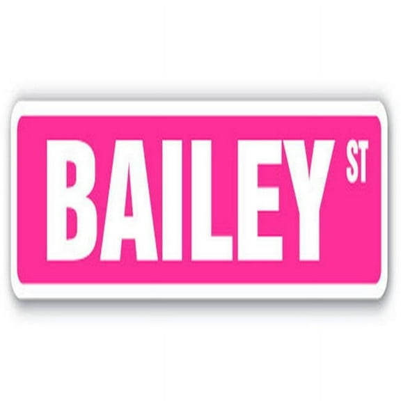 18 in. Bailey Street Childrens Name Room Sign