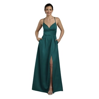 Dylan & Davids Long Jeweled Beaded Tulle Prom Dress - Walmart.com