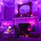 thumbnail image 3 of Luces de cadena JACUXLSS moradas 10 m 100 LED 8 modos 110V, 3 of 9