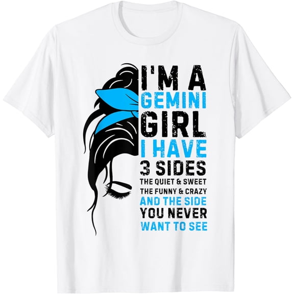 t-shirtGemini Girl May Birthday June Gemini Zodiac Sign Horoscope T-Shirt mens t shirt,white,women,funny,misfits,men,journey