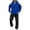 Blue, variant on hotojiny Track Suits for Men 2 Piece Set Full Zip Jacket Workout Hooded Sweatshirt Casual Active Loose Fit Pants Matching Sweatsuit(White,X-Large)