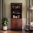 thumbnail image 6 of Omni 4-Shelf Solid Wood Bookcase, Espresso, 6 of 8