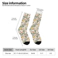 thumbnail image 5 of Yiaed Daisy Print Great elasticity Crew Socks Sports socks for Men and Women, 5 of 5