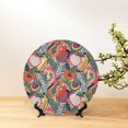 thumbnail image 6 of Honeii Tropical Fruit Print Elegant Bone China Decorative Plate, Porcelain Plate,Art Crafts,Ceramic Ornaments for Home Office Wall Decor-7in, 6 of 6