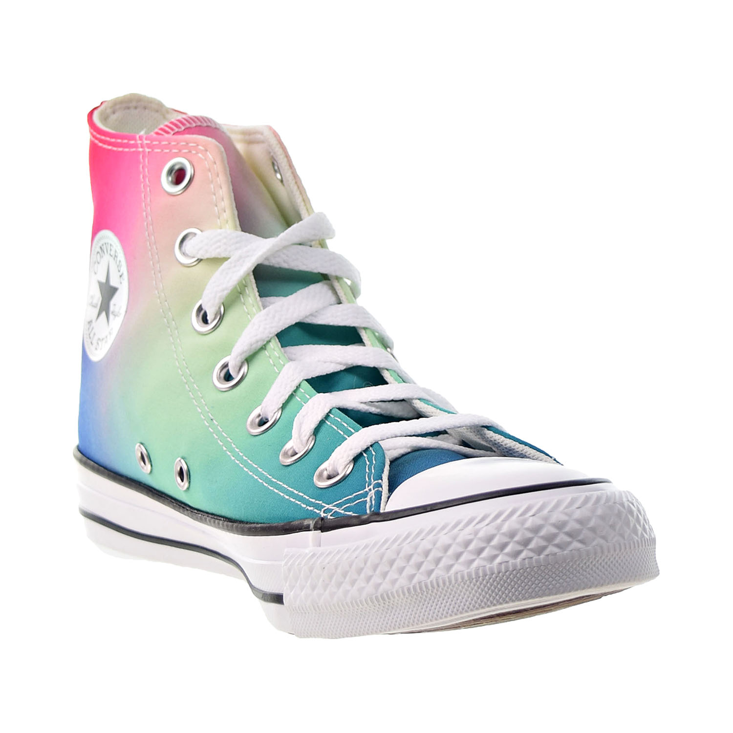 Converse Chuck Taylor All Star Hi "Psychadelic Hoops" Men's Shoes White 167592c - image 2 of 6