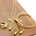 thumbnail image 3 of LYMAYTER Alloy Jewelry Set 4Pcs/Set Women's Jewelry Set - Teardrop, AdjUS-CYYLtable, 3 of 7