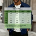thumbnail image 3 of Mens Shirt Jacket Casual Button Up Shirts Long Sleeve Lightweight Shacket With Flap Pockets for Workwear and Outdoor Activities in Multiple Colors Available Now,Navy,XL, 3 of 4