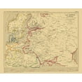 thumbnail image 2 of Houze 14x12 Gold Ornate Wood Framed with Double Matting Museum Art Print Titled - Europe Russia Poland Scandinavia - Houze 1840, 2 of 4