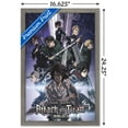 thumbnail image 3 of Attack on Titan: Season 4 - Key Visual 2 Wall Poster, 14.725" x 22.375" Framed, 3 of 6