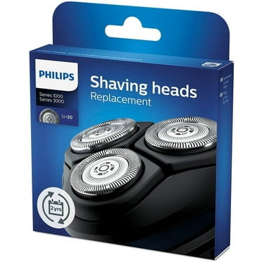 Philips Norelco Grey SH30 Shaving Heads Replacement Blades for Series 3000 Electric Shaver