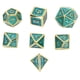 thumbnail image 3 of Polyhedral Dice, Durable 7PCS Game Dice Set Fine Engraving High Hardness  For Number Teaching For Above 14 Years Old ANGGREK Oro electrochapado verde, 3 of 8