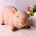 thumbnail image 2 of Estatua de granja de animales para jardín, lindas figuras de cerdo, escultura de cerdito, adornos de resina para césped para patio, hogar, 2 of 5